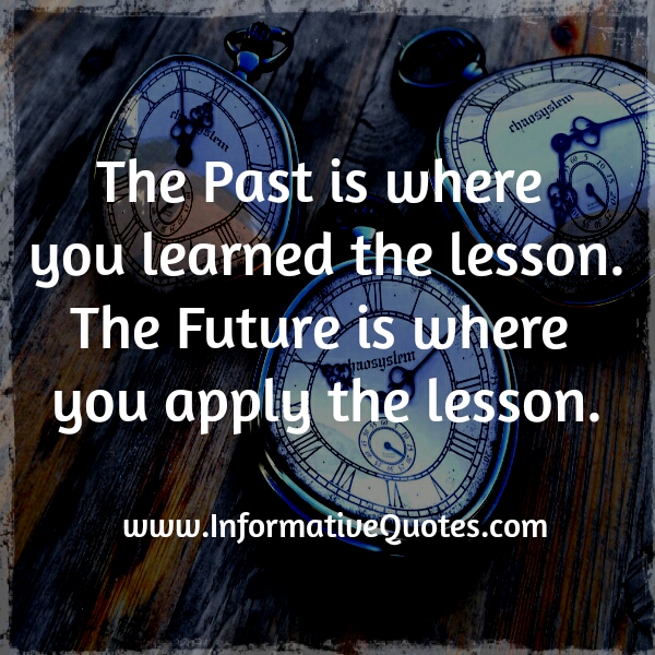 Have You Learned Your Lesson?