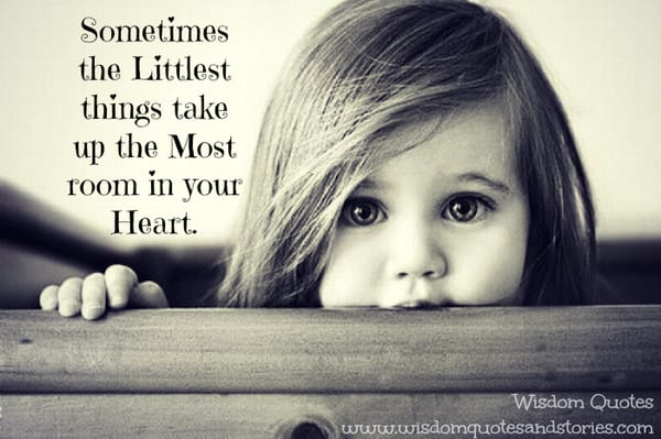 Littlest things take up most room