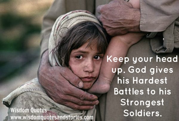 Keep your head up