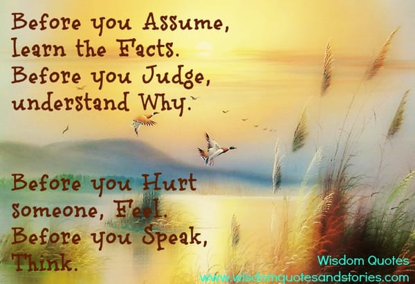 Before you do ....