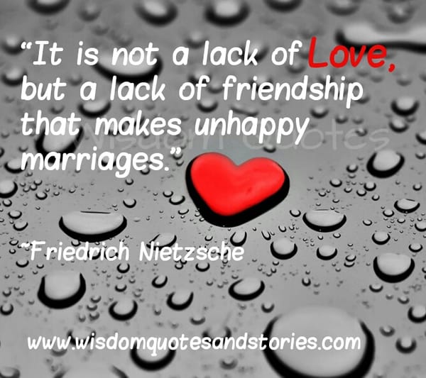 Unhappy marriages