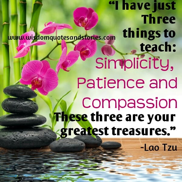 Three greatest treasures