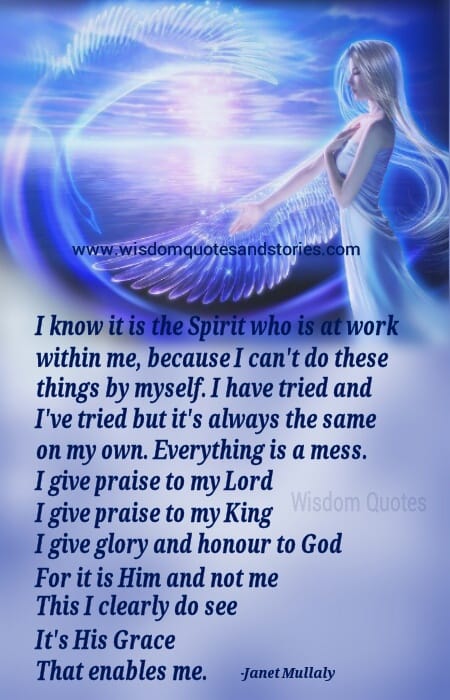 God's Grace enables me
