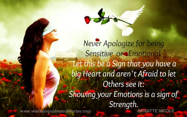 Showing your Emotions is a sign of Strength