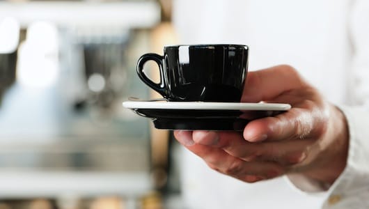 Suspended coffee