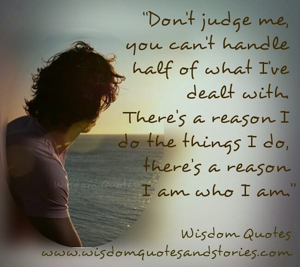 Don't Judge me