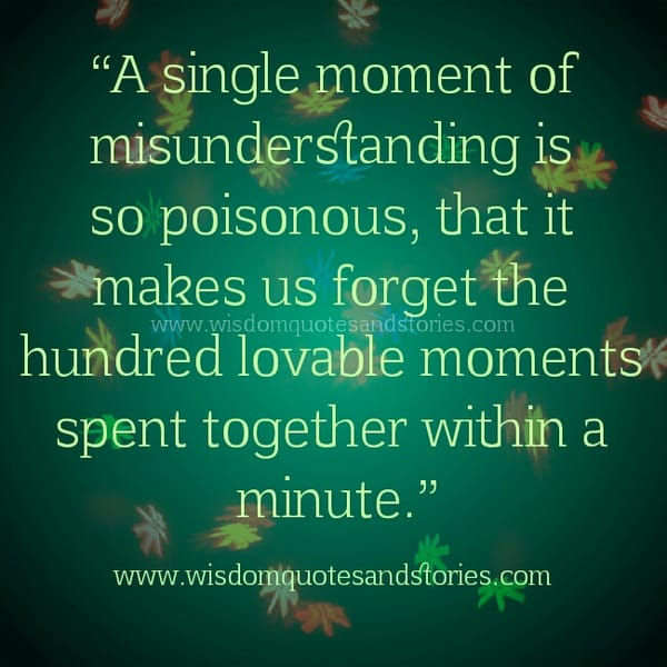 A Moment of Misunderstanding