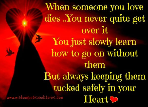 When Someone You Love Dies
