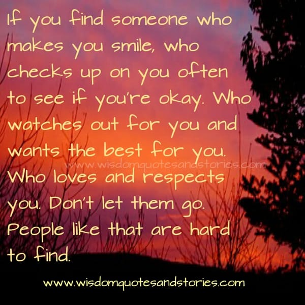 People like that are hard to find