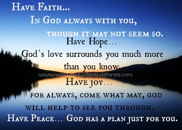 God has a plan just for you