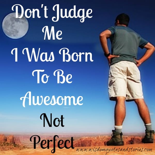 Don't Judge Me