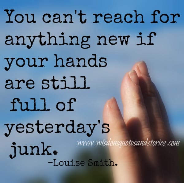 Remove yesterday's junk