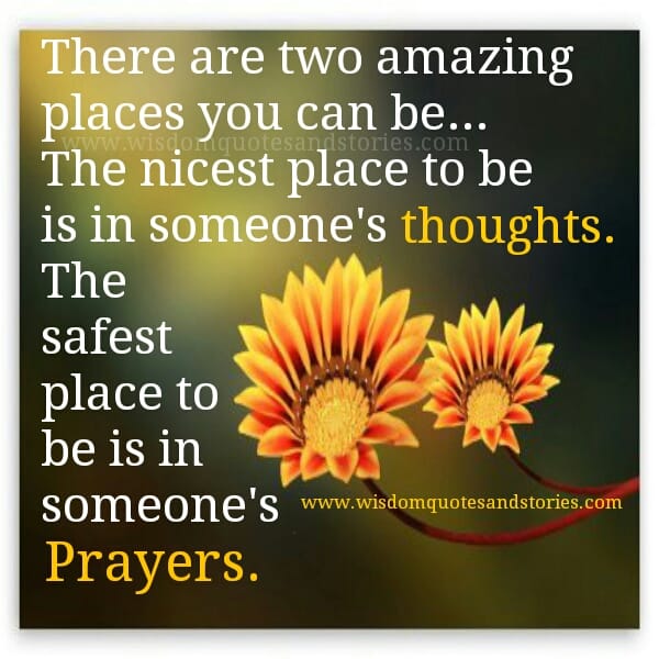 There are two amazing places you can be