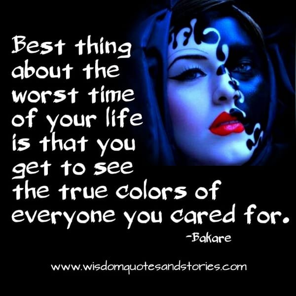 Best thing about the worst time of your life
