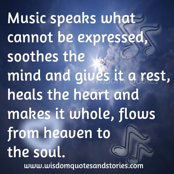 Music speaks what cannot be expressed