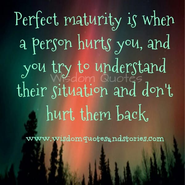 Perfect Maturity