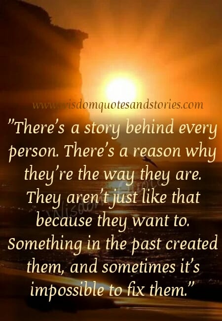 There's a story behind every person