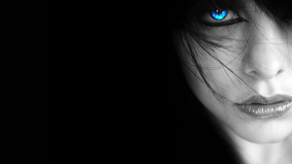 Mother with one eye