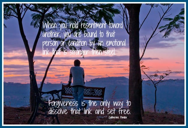 forgiveness is the only way to cut resentment link