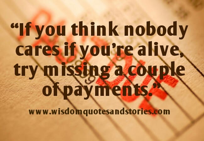 If you think nobody Cares if you're Alive
