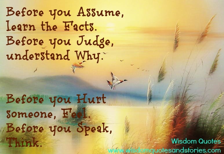 Before you do ....