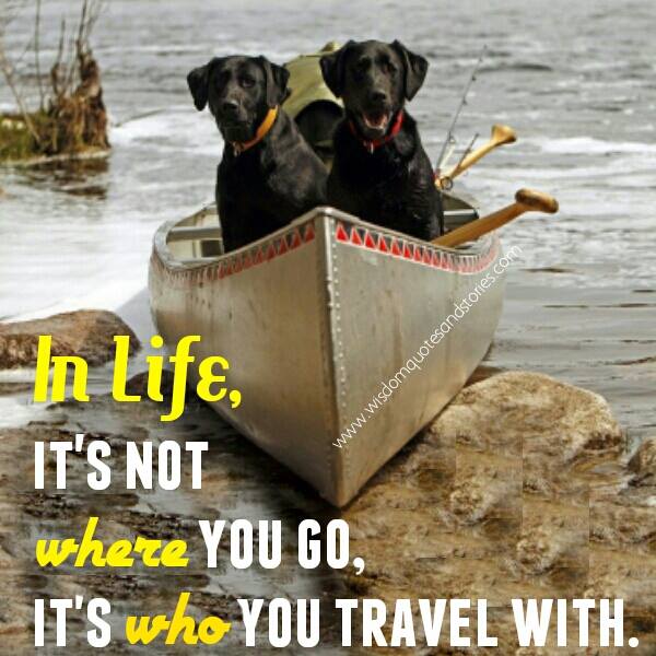 It’s important who you travel with