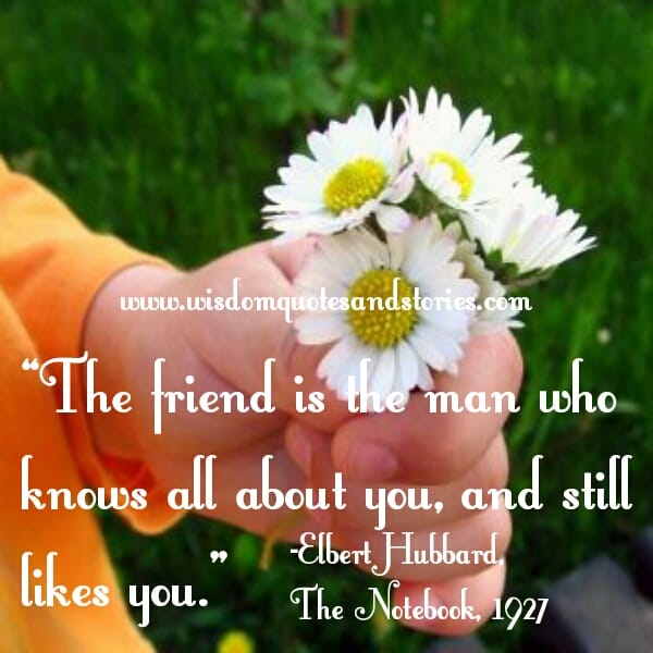 A Friend knows all about you