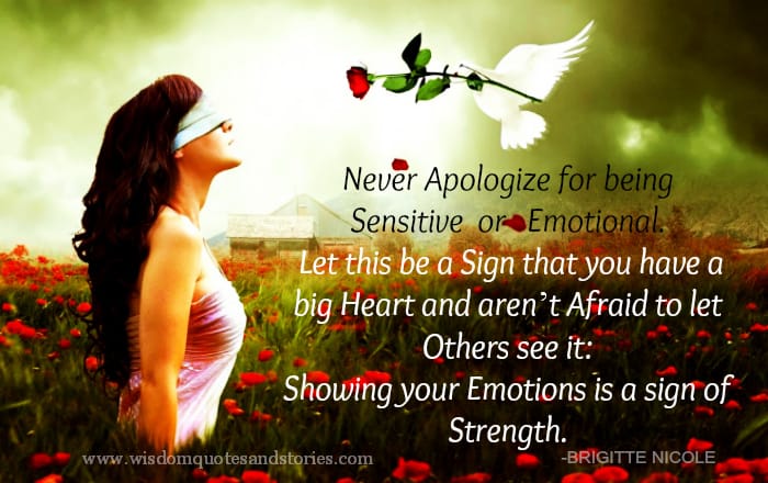 Showing your Emotions is a sign of Strength