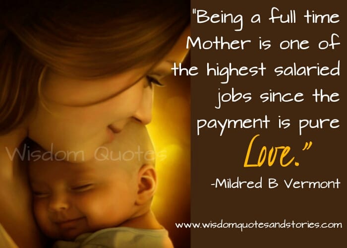 Being a Full time Mother
