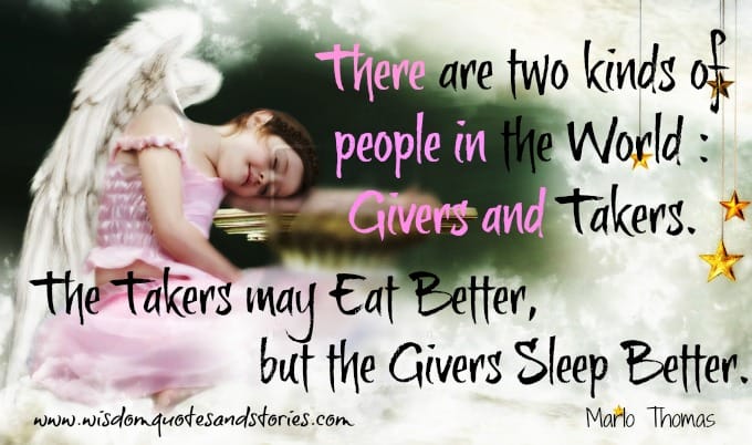 Givers and Takers ...