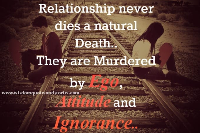 Relationships never dies